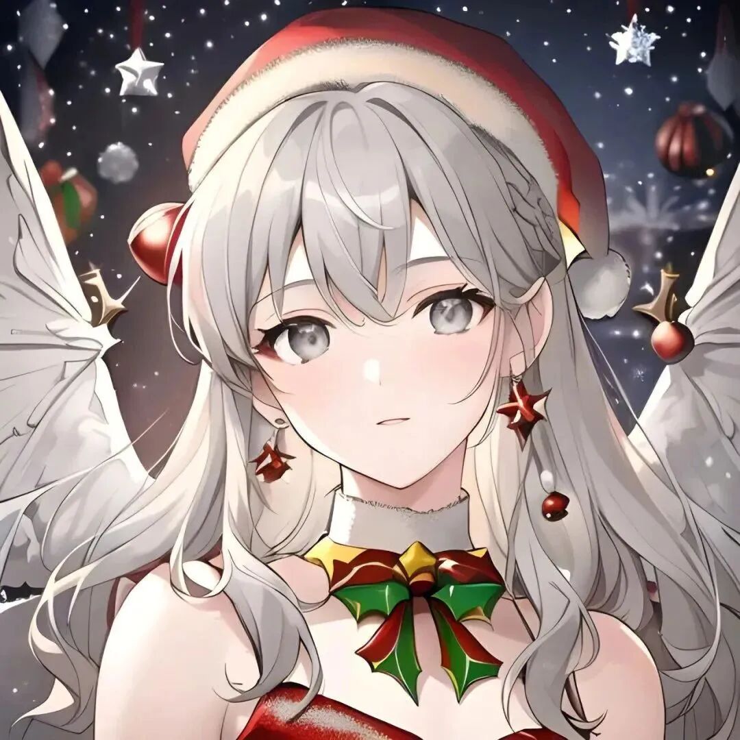 动漫头像  动漫女 动漫女头  动漫头像女 圣诞 圣诞头像 圣诞动漫 圣诞动漫头像