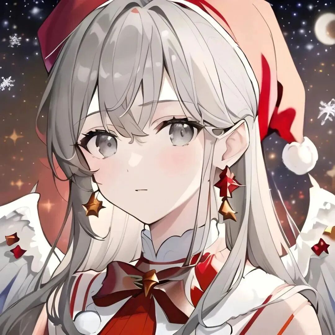 动漫头像  动漫女 动漫女头  动漫头像女 圣诞 圣诞头像 圣诞动漫 圣诞动漫头像