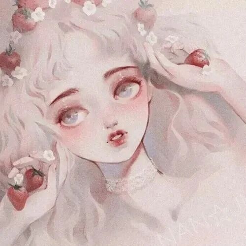 温柔插画动漫头像女