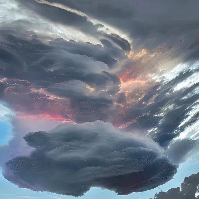 意境云朵朋友圈背景图