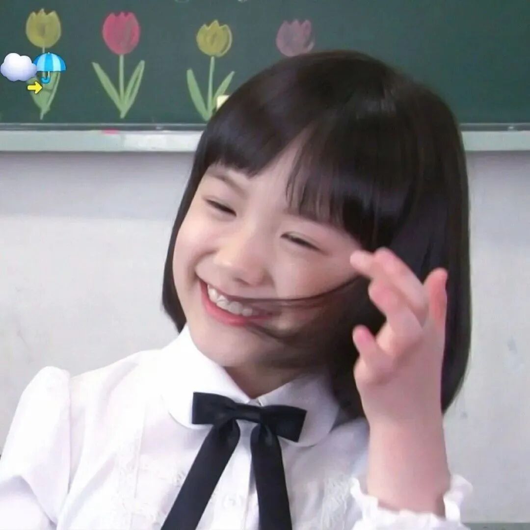 小女孩萌娃头像