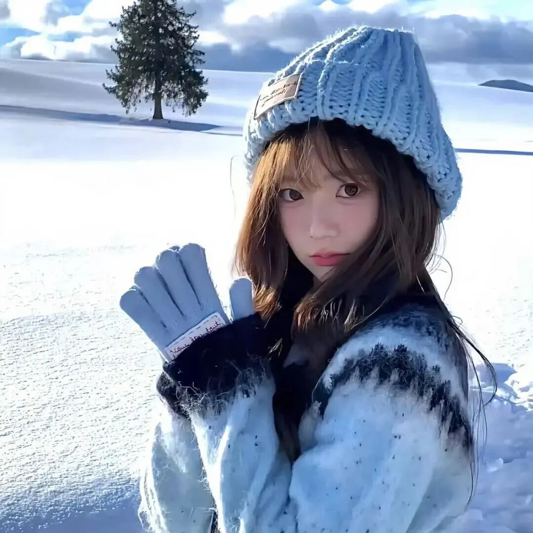 冬天甜妹女生头像