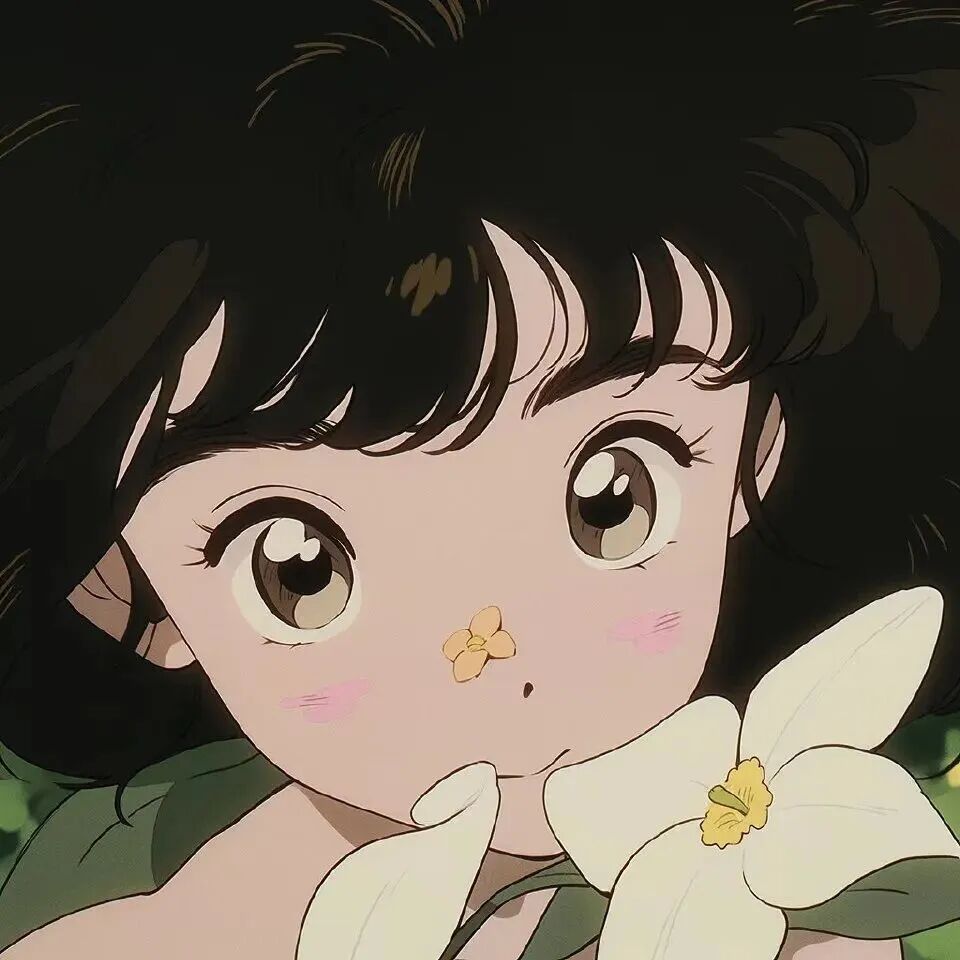 古早感动漫头像女