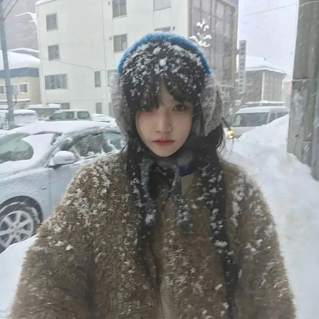 冬天甜妹女生头像