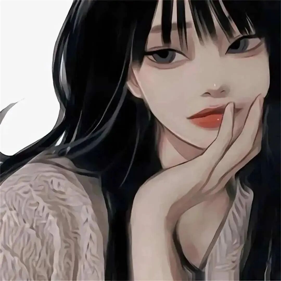 手绘动漫头像女