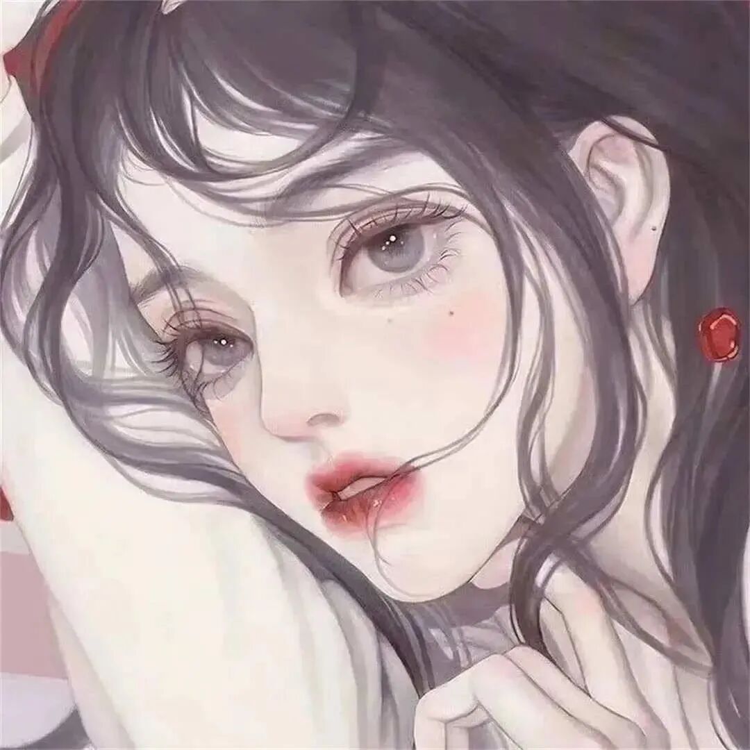 手绘动漫头像女