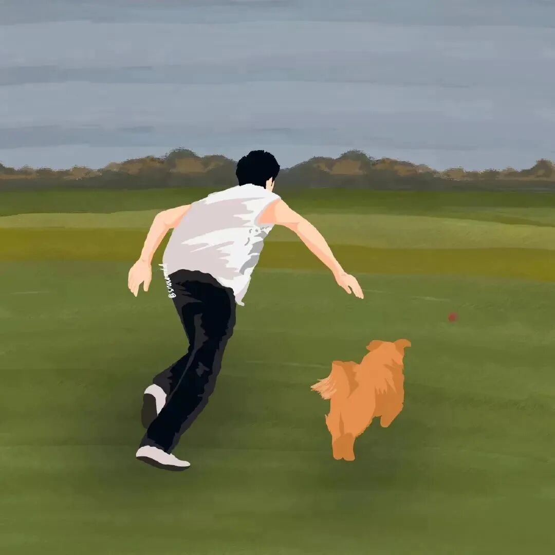 xqzjyullaopo小清新手绘情侣头像