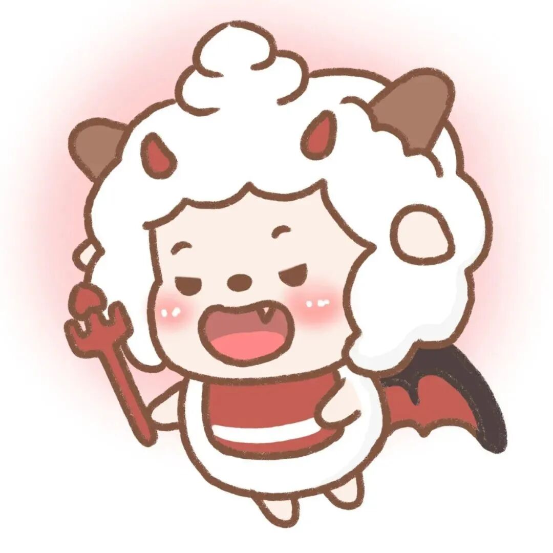 懒羊羊可爱白底卡通头像