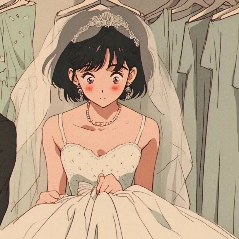 hunsadilianren婚纱动漫情侣头像
