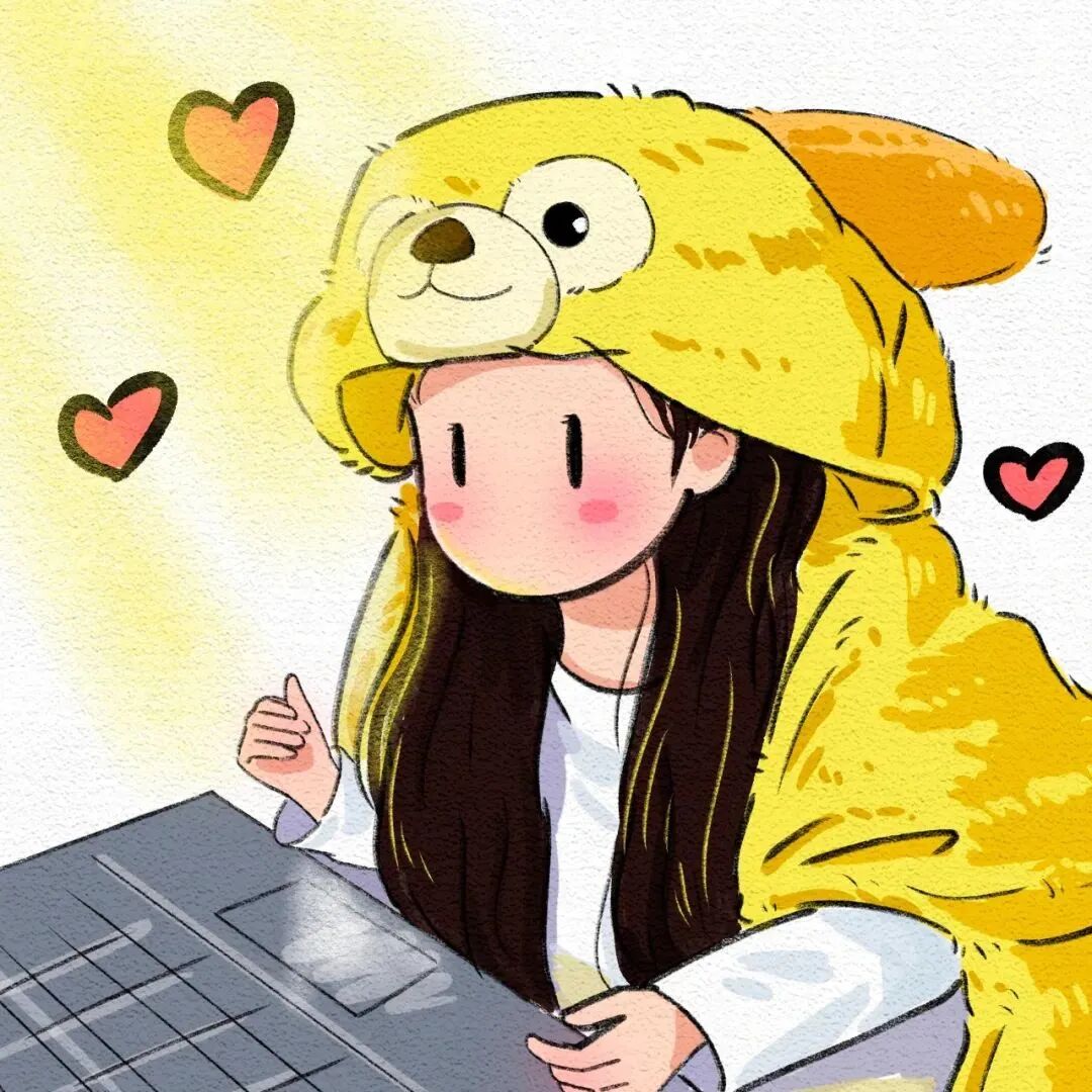 bangongkawamaoaihe可爱办公动漫情侣头像