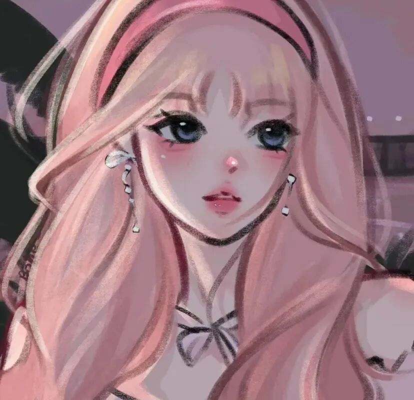 甜妹手绘动漫头像女