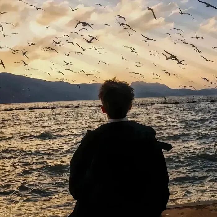 海边小男孩萌娃头像