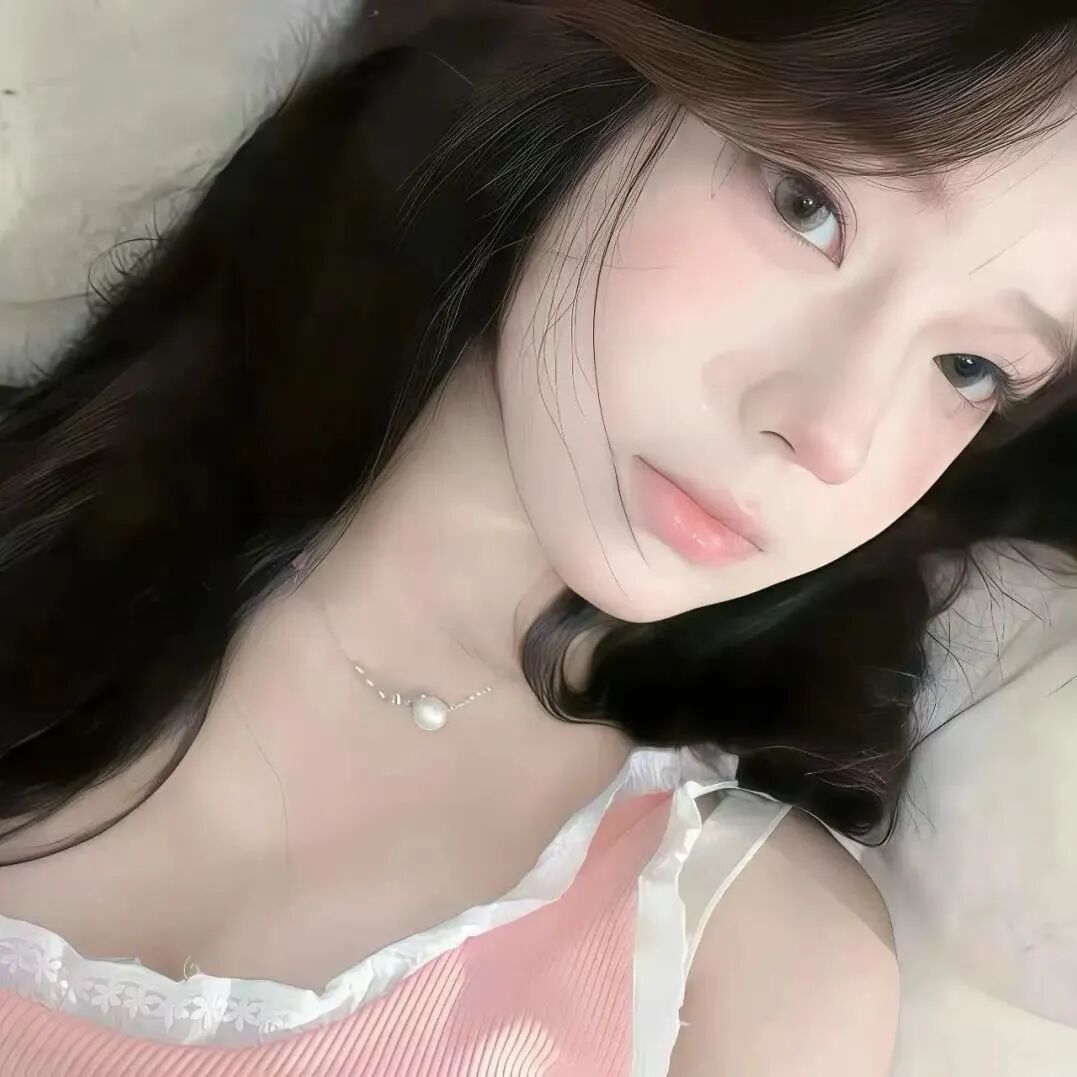 粉色系温柔女生头像