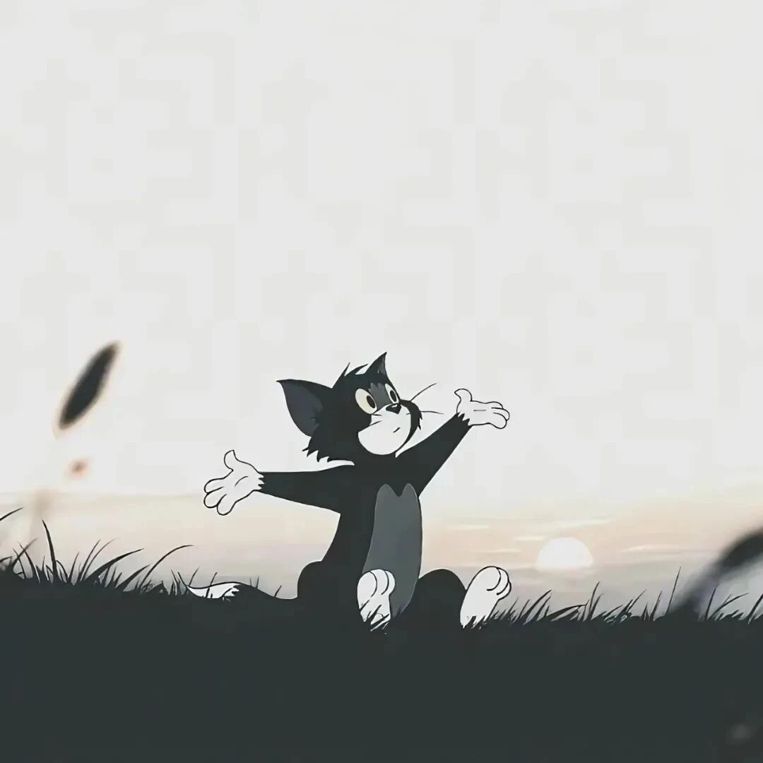 孤独感猫咪卡通头像