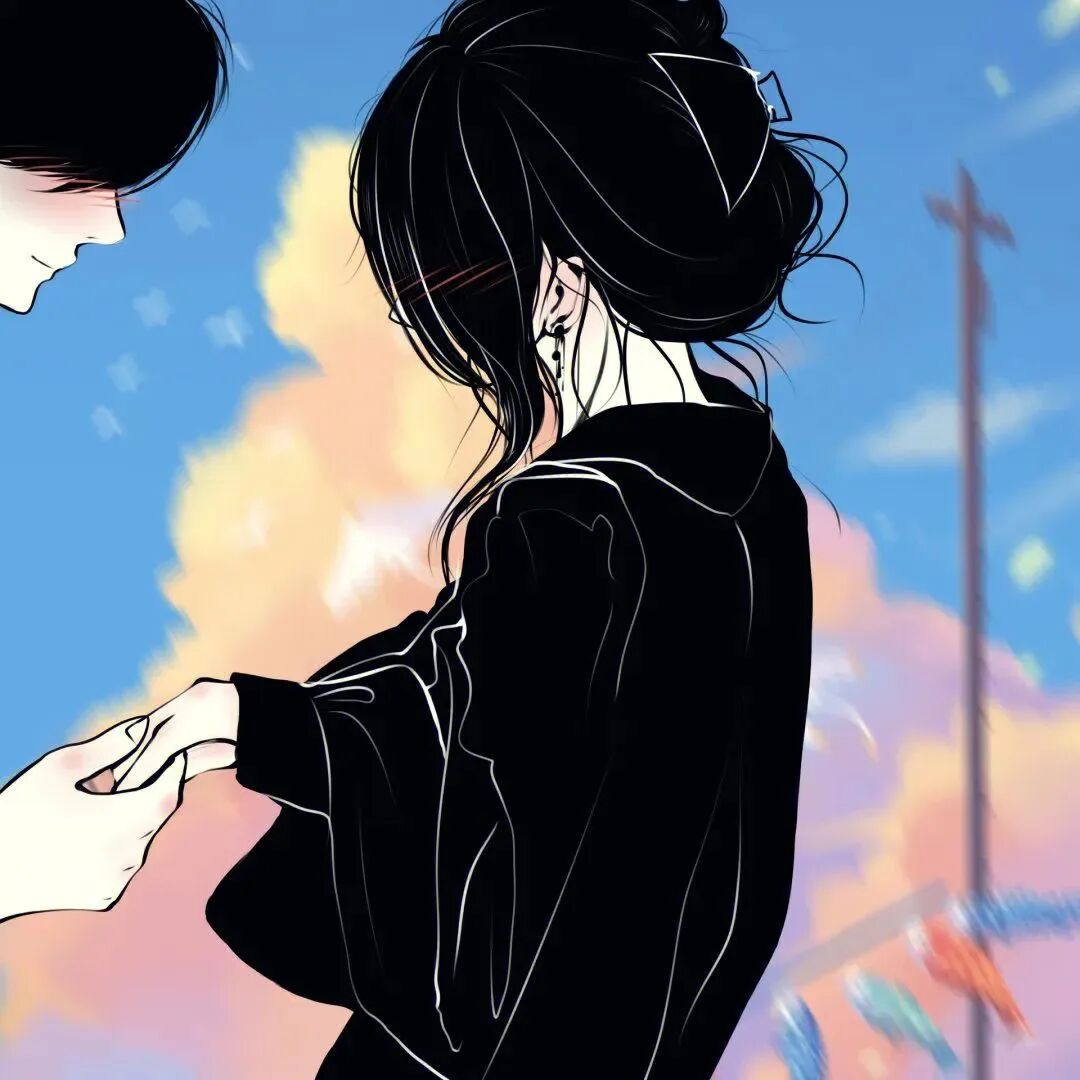 tidaisjiezhidatui插画情侣头像