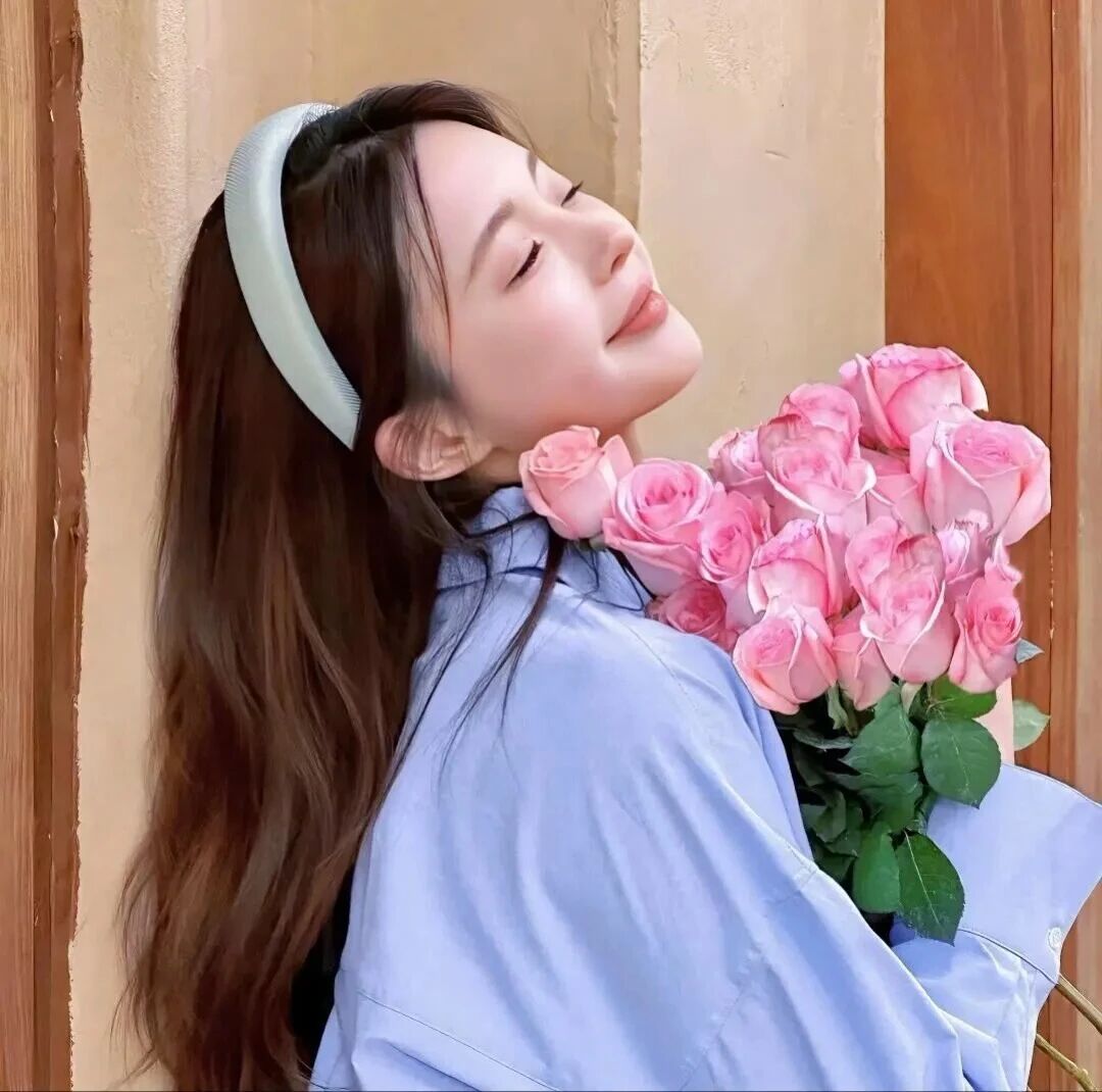 温柔鲜花女生头像