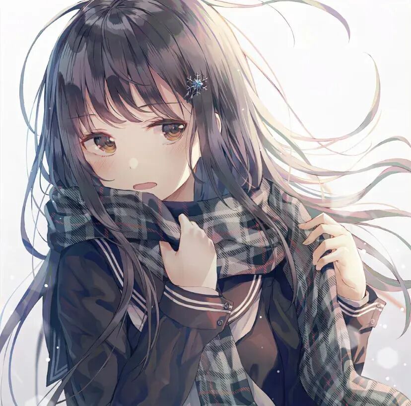 学院风动漫头像女