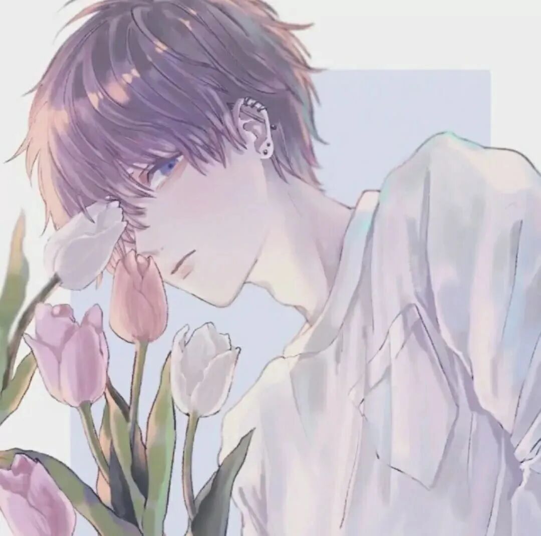 鲜花个性动漫头像男