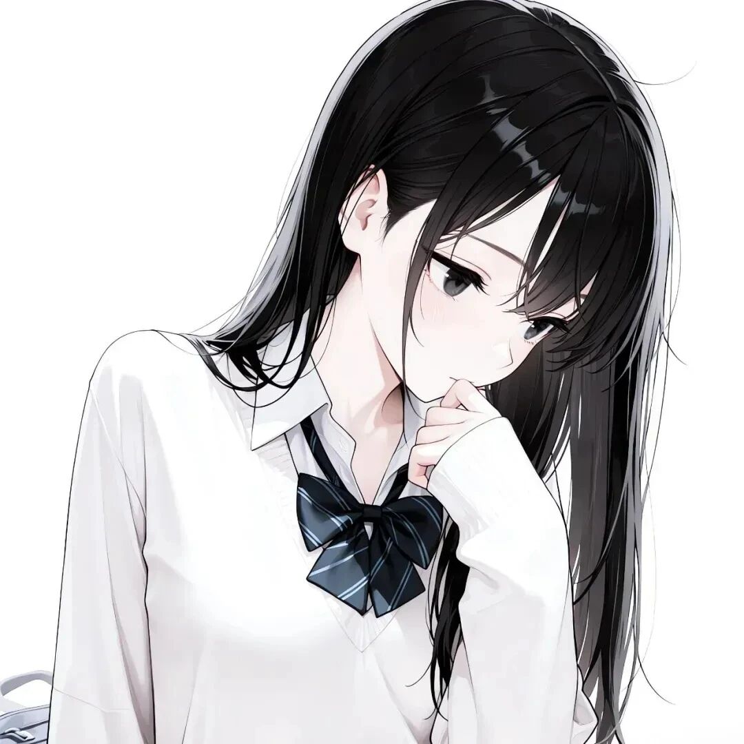 学院风动漫头像女