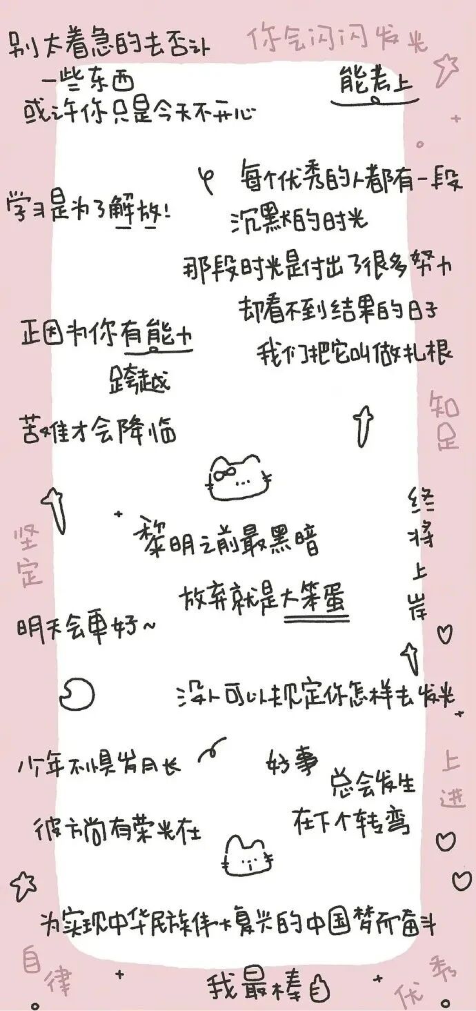 励志文字壁纸