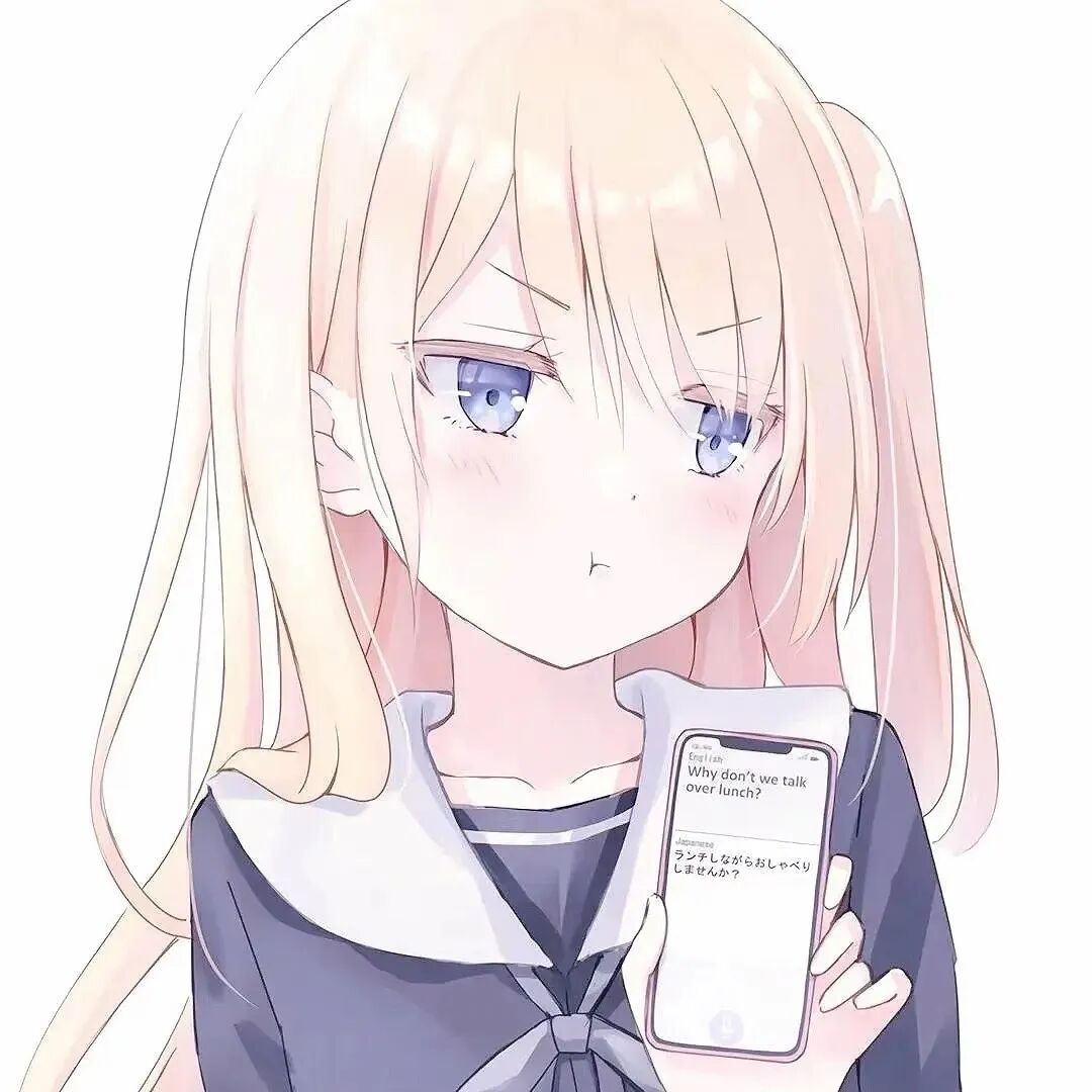 呆萌动漫头像女