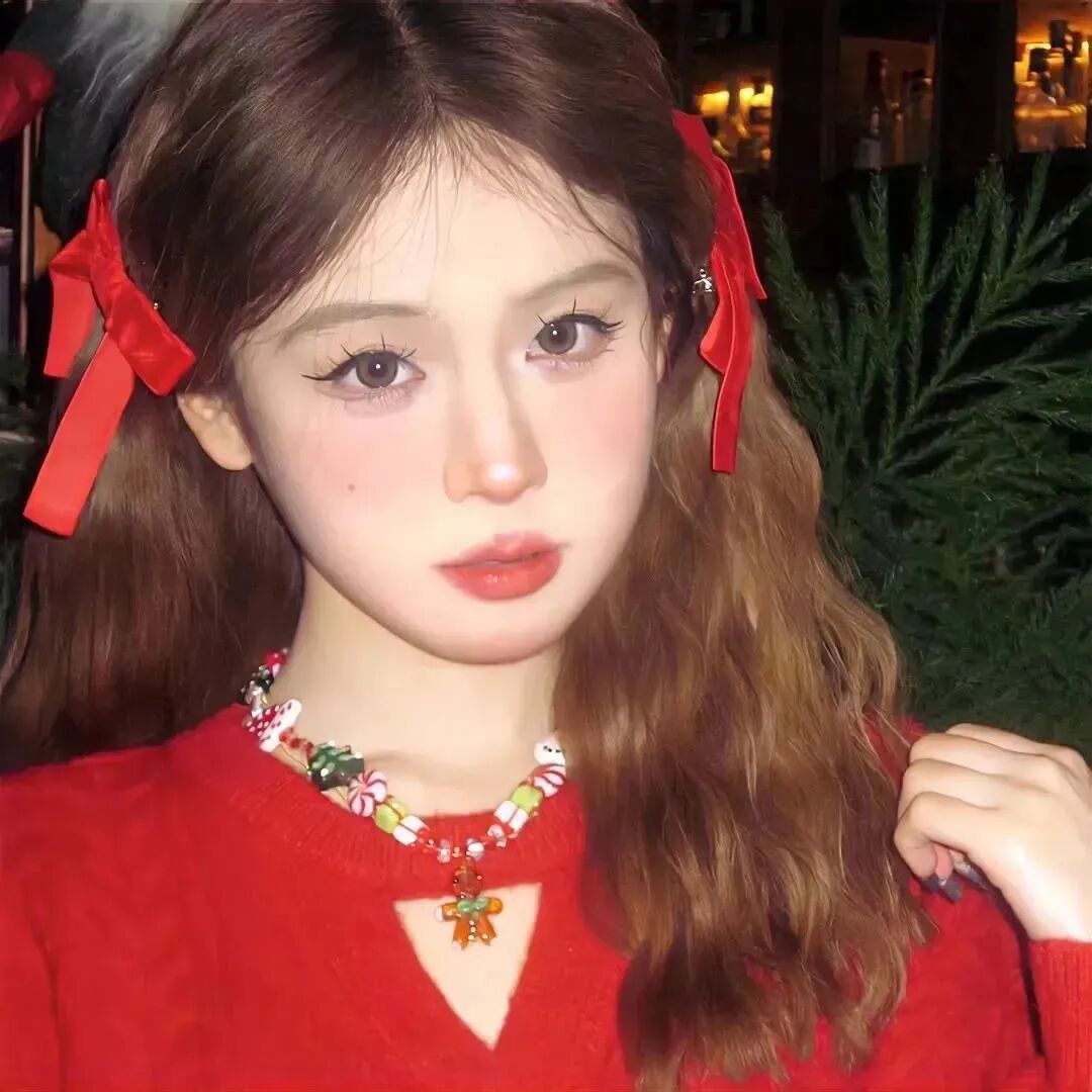 新年甜妹女生头像
