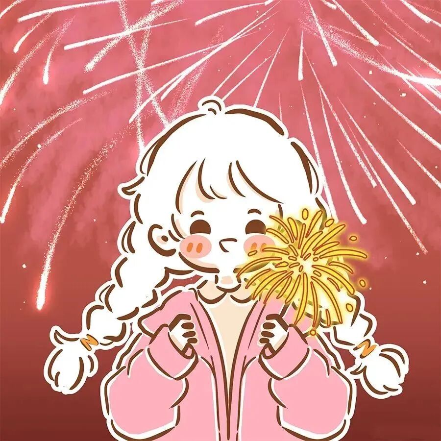 xinnianerzhuma新年二人闺蜜头像动漫闺蜜头像