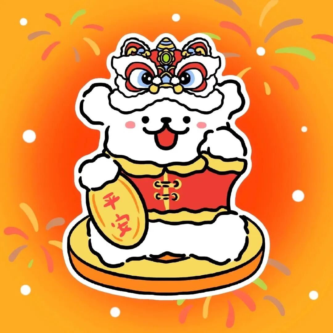 新年可爱狗狗卡通头像