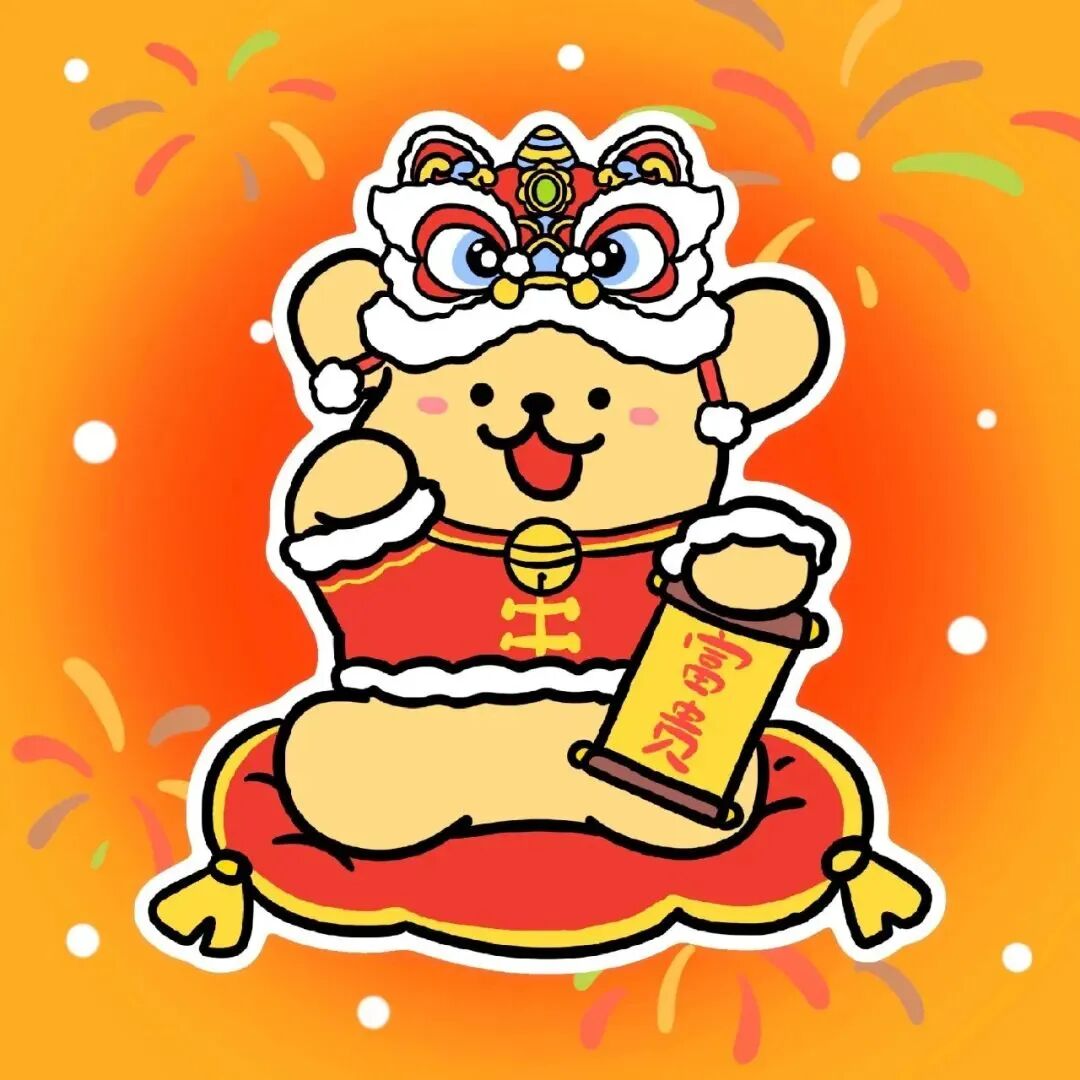 新年可爱狗狗卡通头像