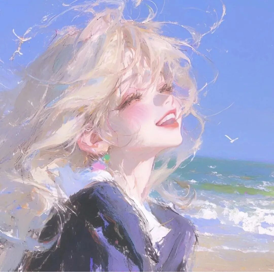 ziyoudaneuganduiyou自由感六人闺蜜头像插画闺蜜头像