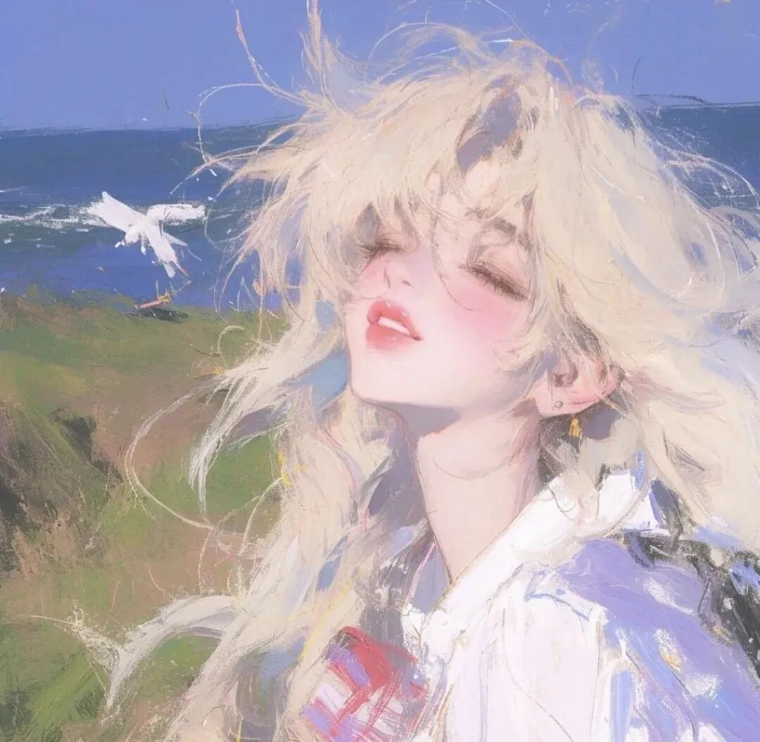 ziyoudaneuganduiyou自由感六人闺蜜头像插画闺蜜头像