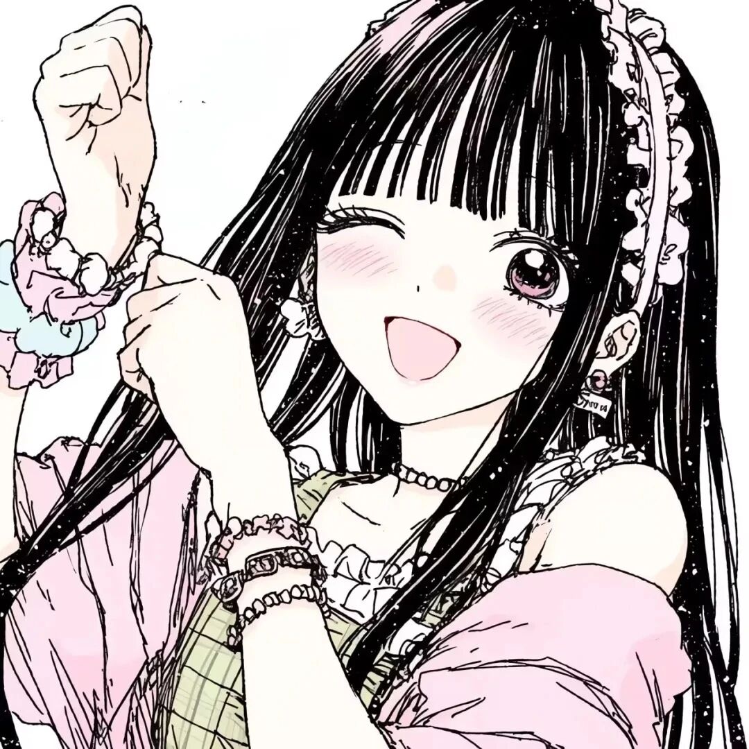 古早感动漫头像女