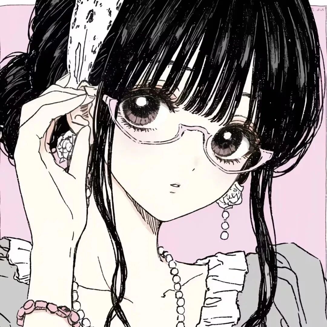 古早感动漫头像女