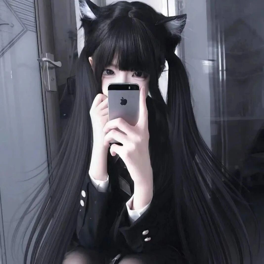 自拍手机少萝女生头像