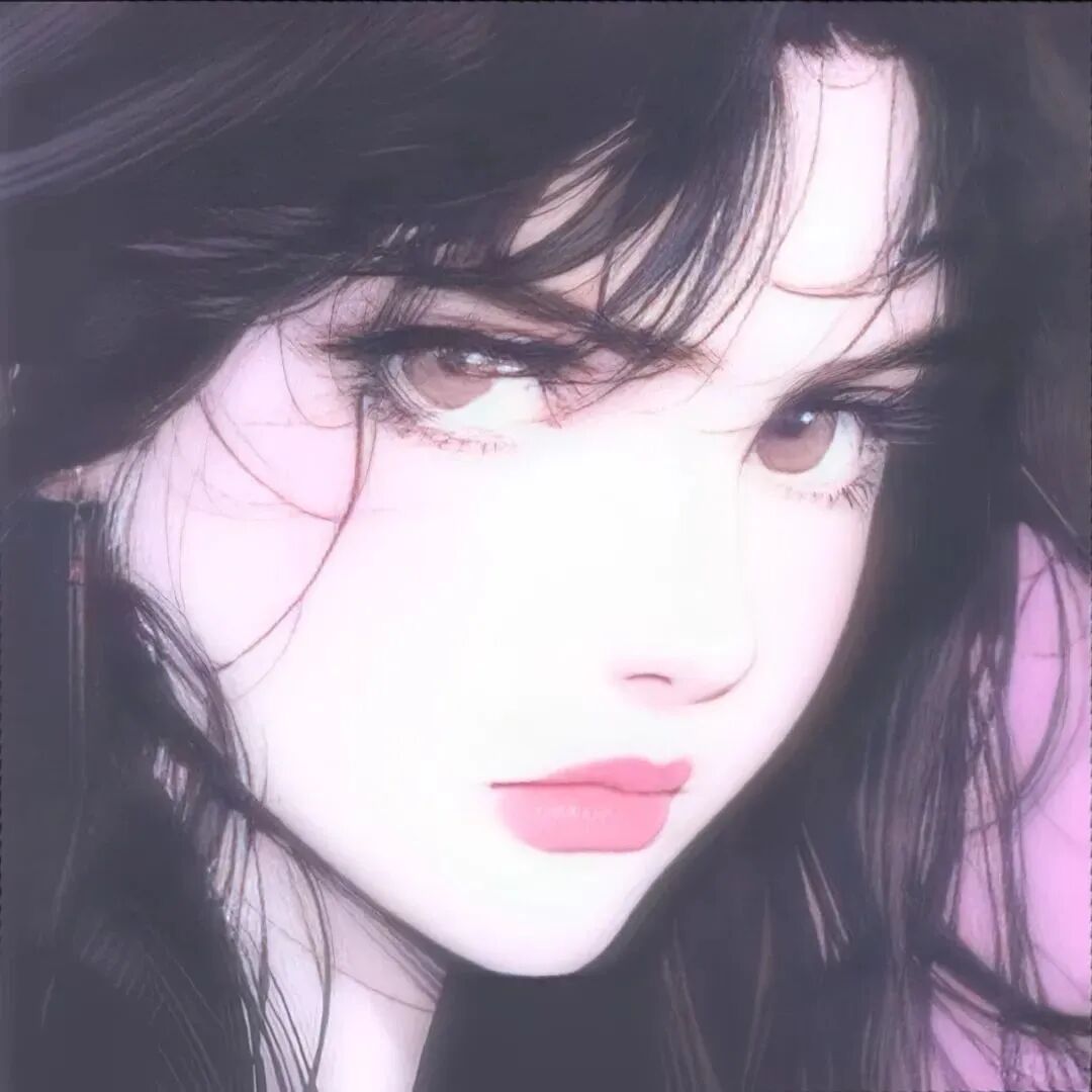 古早感动漫头像女