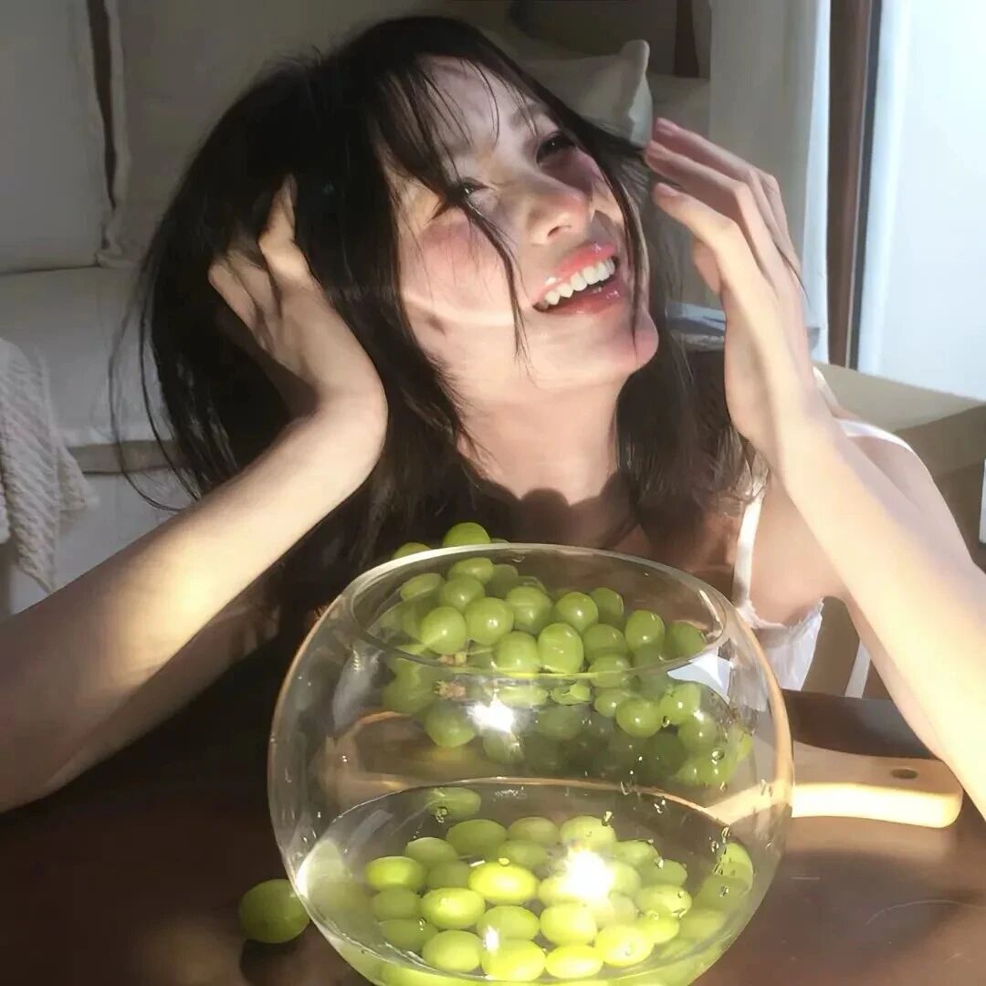 氛围感水果爱笑女生头像
