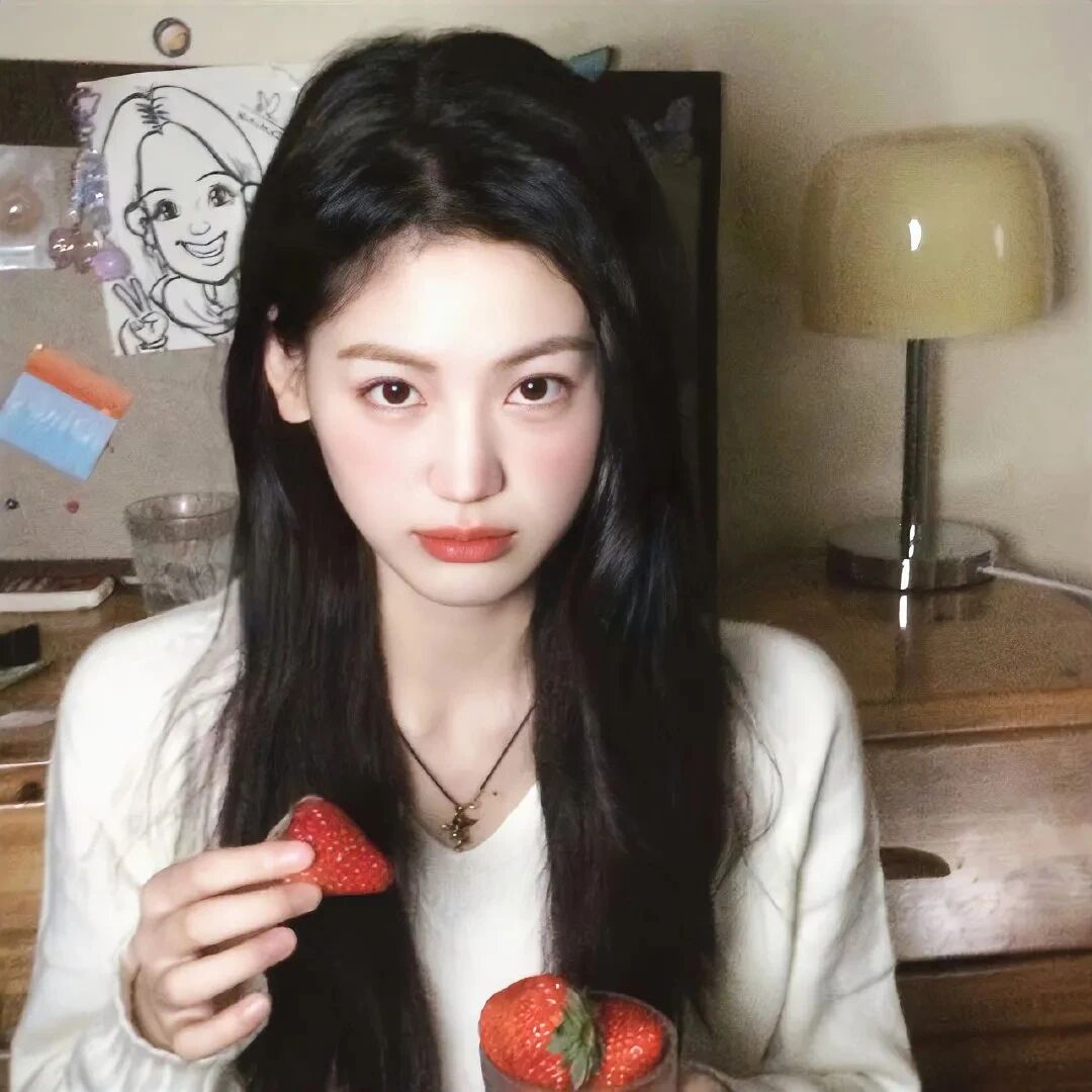 草莓小众女生头像
