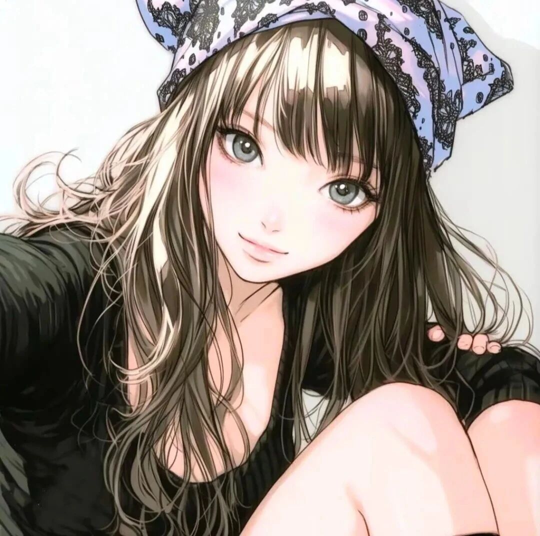 古早感动漫头像女
