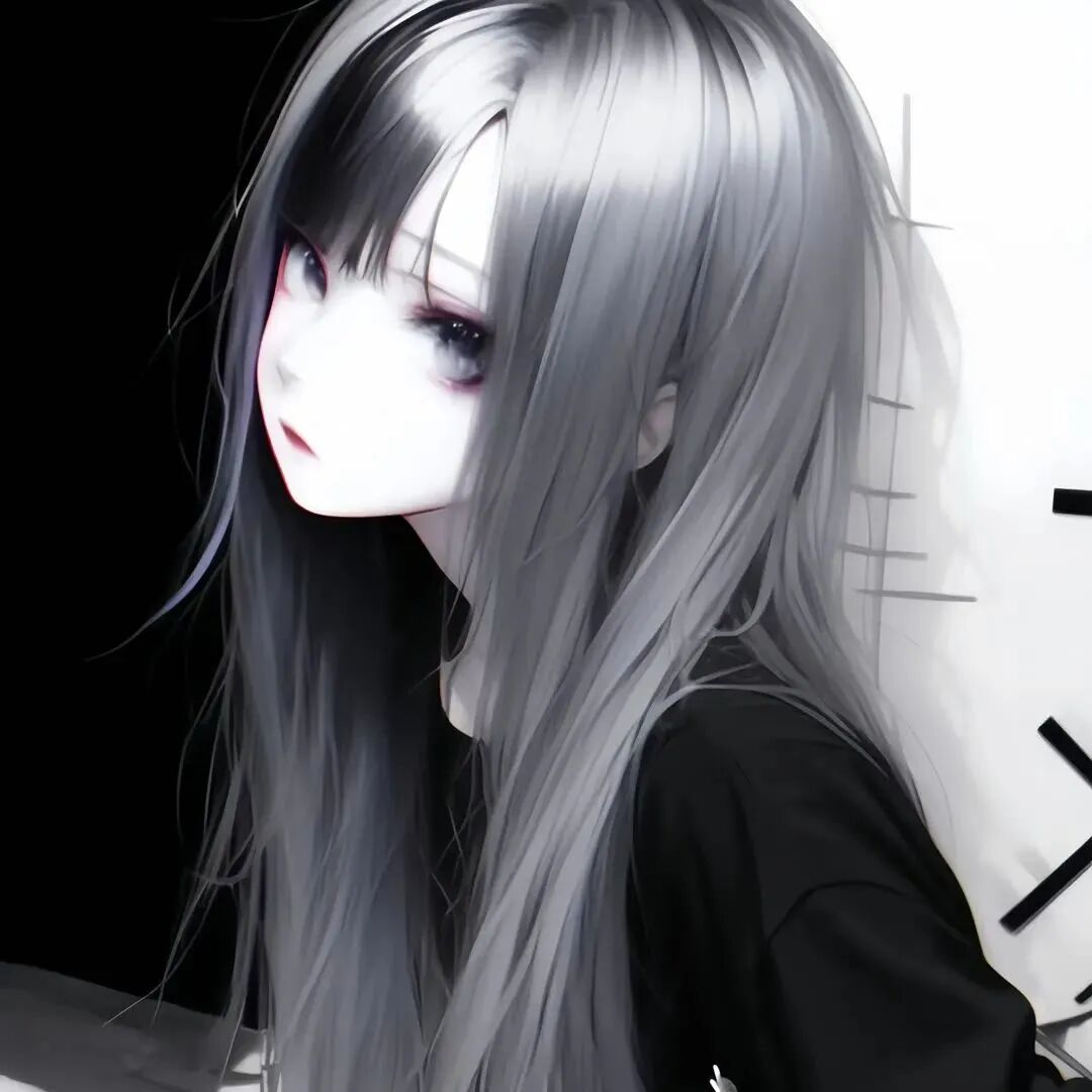 暗黑动漫头像女