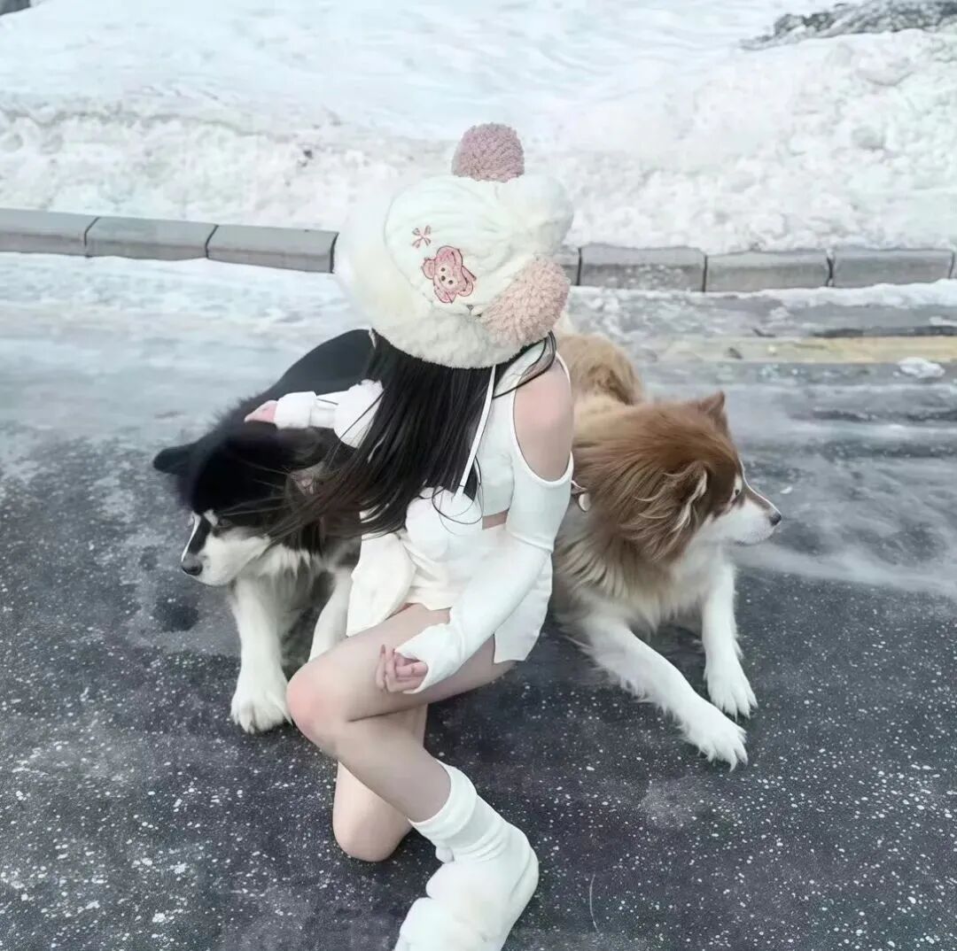 冬天少萝不露脸女生头像