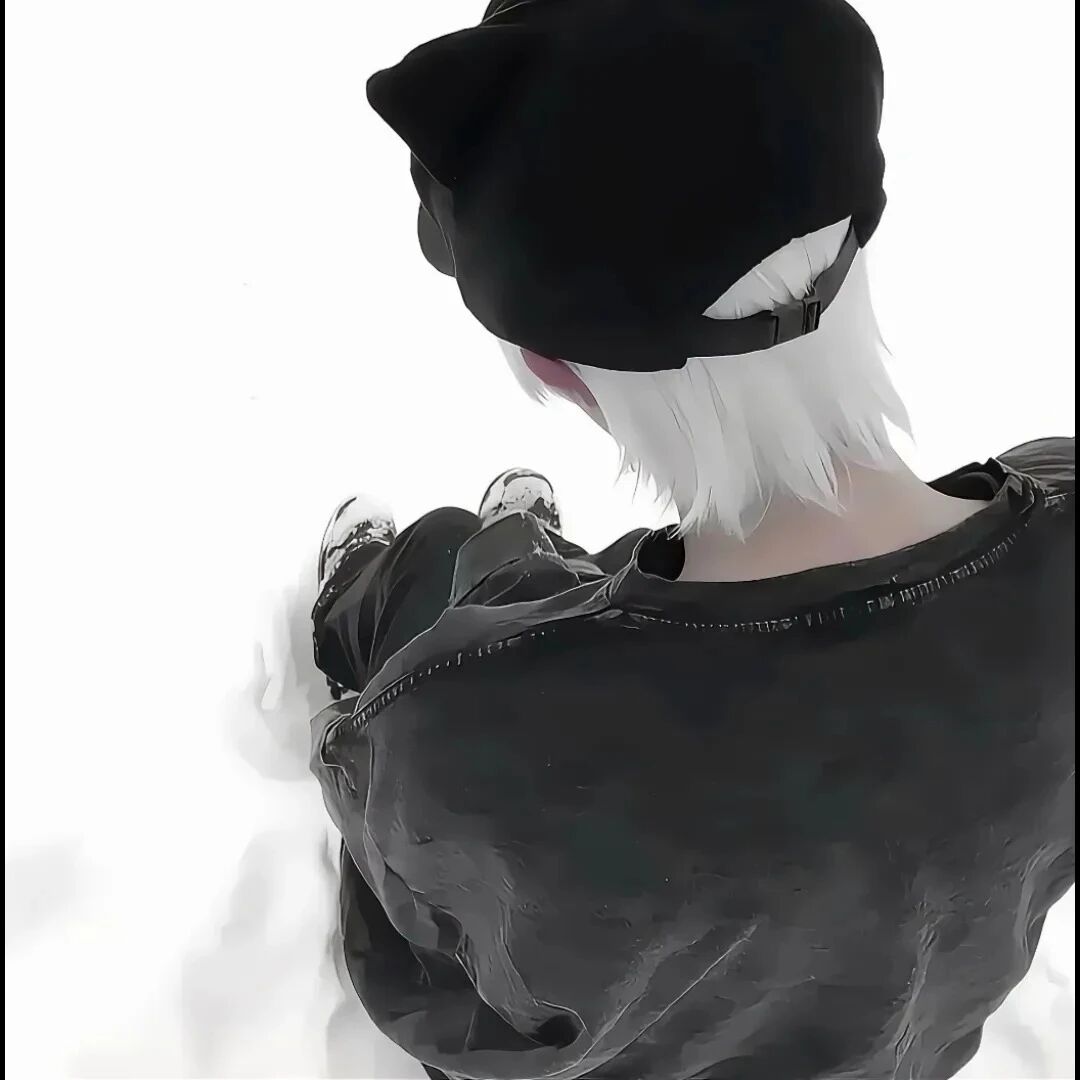 背影个性不露脸男生头像