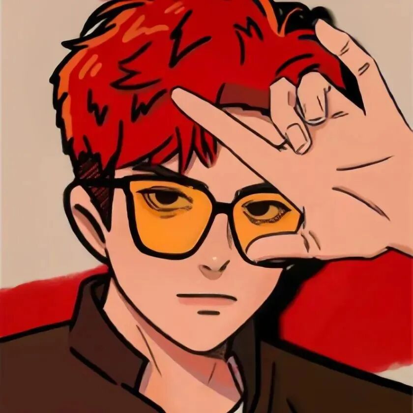 墨镜个性动漫头像男