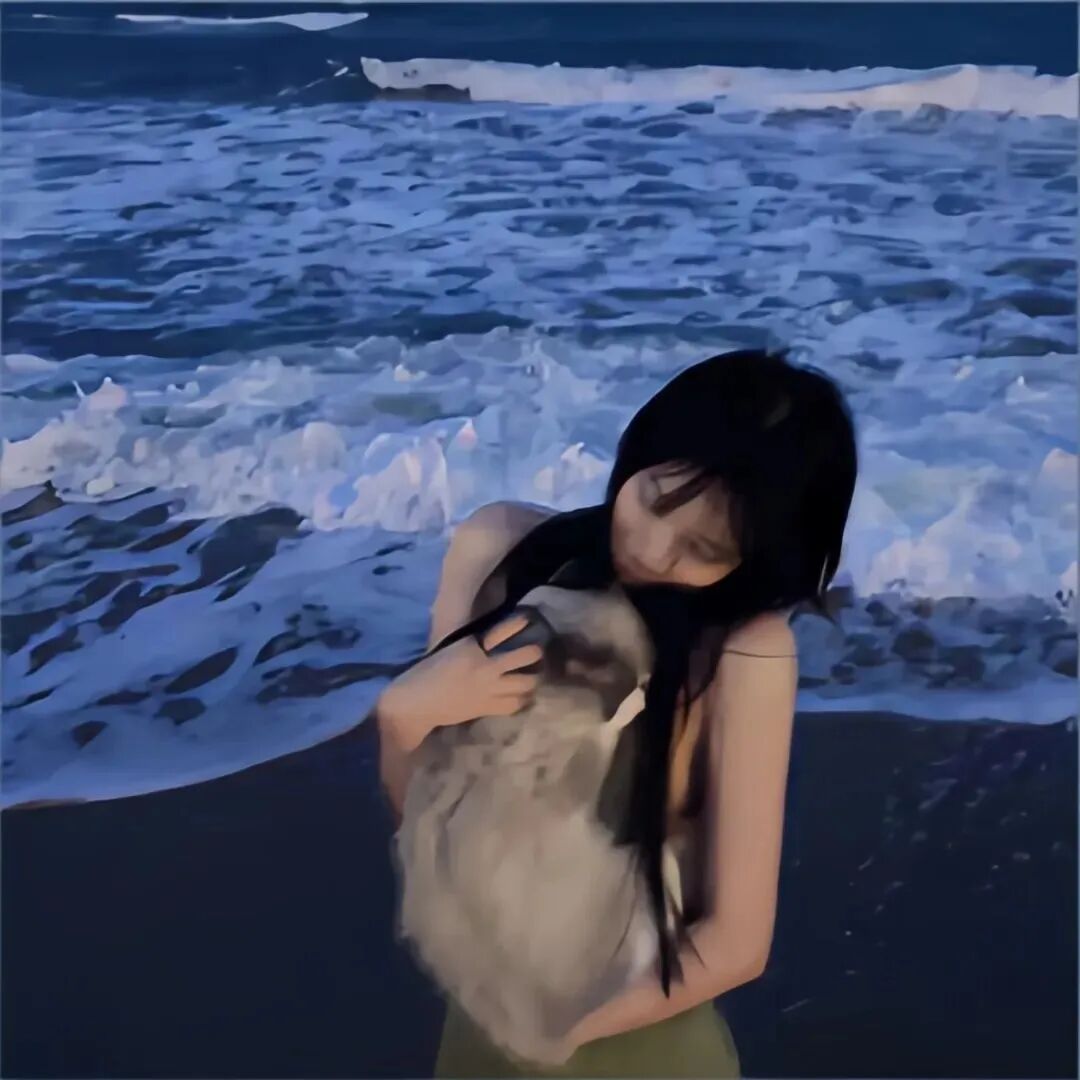 氛围感海边女生头像