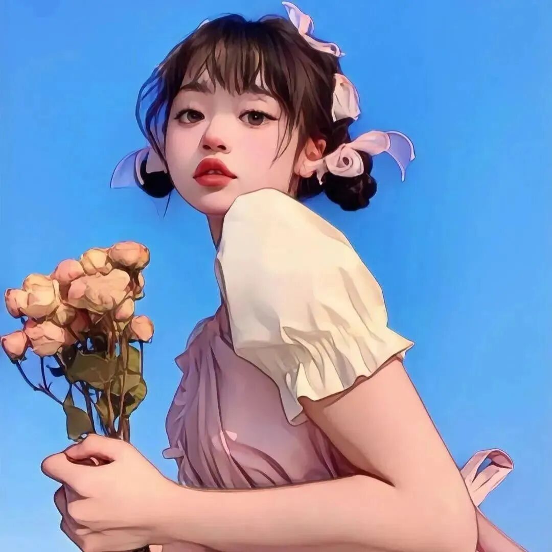 闺蜜头像 闺蜜 真人闺蜜头像  四人闺蜜 四人闺蜜头像 手绘 手绘头像