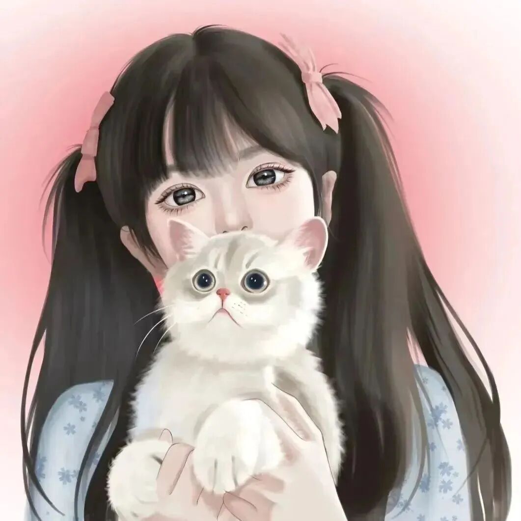 闺蜜头像 闺蜜 动漫闺蜜头像  四人闺蜜 四人闺蜜头像 手绘 手绘头像