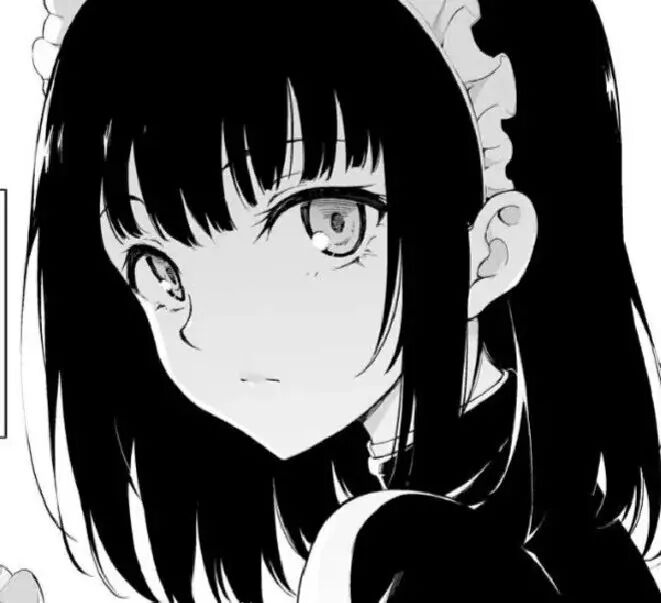 动漫头像  动漫女 动漫女头  黑白 黑白动漫头像 黑白动漫女