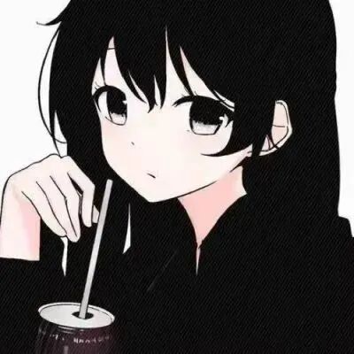 动漫头像  动漫女 动漫女头  黑白 黑白动漫头像 黑白动漫女