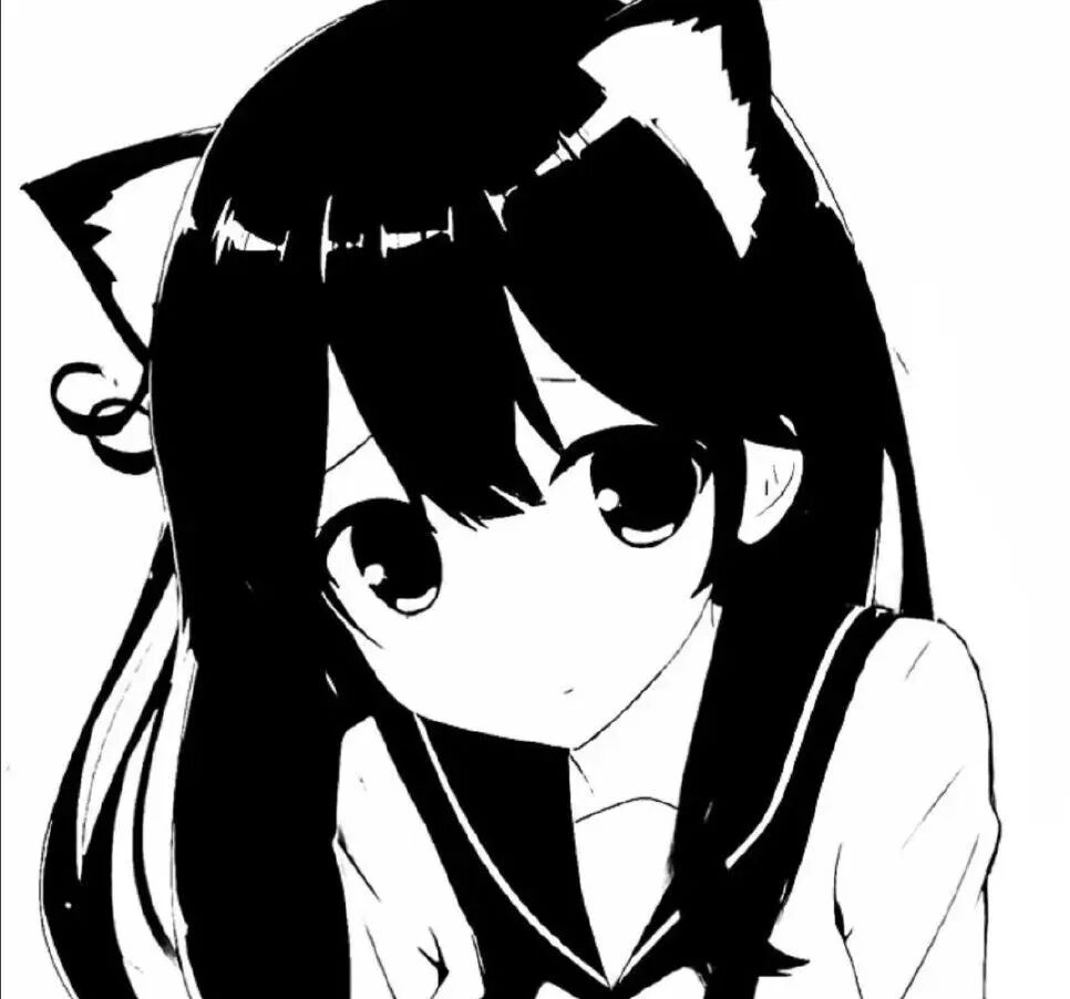 动漫头像  动漫女 动漫女头  黑白 黑白动漫头像 黑白动漫女