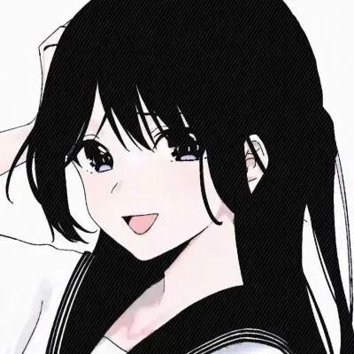 动漫头像  动漫女 动漫女头  黑白 黑白动漫头像 黑白动漫女