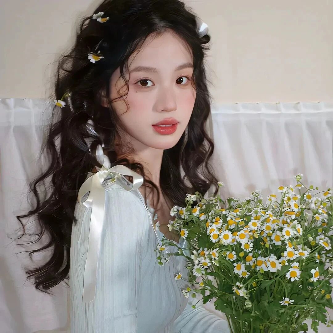 温柔鲜花女生头像